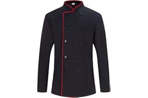 MISEMIYA - Chaqueta Cocinero Hombre - Chaqueta de Chef Hombre - Uniforme Hosteleria - - Ref.842B
