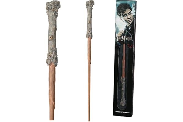 The Noble Collection Baguette Harry Potter dans Une boîte à fenêtre Standard - Baguette du Monde Sorcier de 35,5 cm
