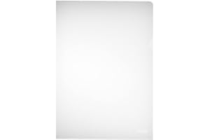 Herlitz A4 Cut Flush Folder - Transparent (100 Sheets)