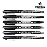 Generic 6 Dual Tip Tattoo Pierce Skin Marker Medical Scribe Pen WS005-1*6