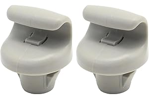 Ollanoos 2 Pcs Sun Visor Clip Hook Bracket Hanger Car Sun Visor Clips Replacement for Nissan Qashqai J10 X-Trail T30 2000-2007 Tiida C12 2011-2019 Juke F15 2011-2017 Frontier 2005-2017