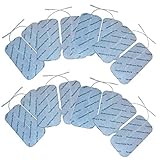 Tamaño 10 cm x 5 cm Grande TENS Almohadillas 16 TENS Electrodos Para Máquinas de TPN, Lloyds, TensCare, Neurotrac - , etc.