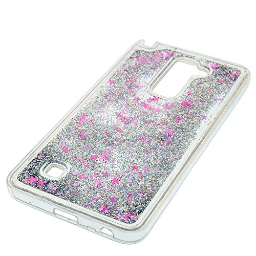 K7  cae  bestcatgift K8  suave Quicksand Funda con que fluye l  quido flotando lujo Bling purpurina amor coraz  n Diamantes transparente TPU funda para LG K7 Homenaje 5 escape 3 K8  pl  stico  blanco  K7   Tribute 5   Escape 3   K8