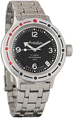 Vostok Amphibian Russian Military Diver 200WR Mechanical AUTO Self-Winding Wrist Watch 420344