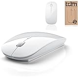 Tim And Ted Tedim Ultra Slim/Small Wireless Optical Mouse for Apple Mac Book/Laptop - White