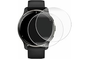 BROTECT 2 Stück Full-Cover Schutzfolie für Garmin Venu 2 Plus Full-Screen Displayschutz-Folie [3D Curved, Anti-Fingerprint, Kristall-Klar]