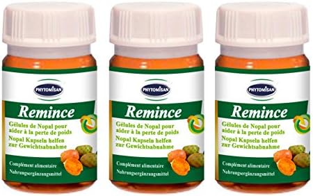Phytomisan Pack of 3 Remince | Barbary Fig Tree or Nopal | Dietary Supplement to Help Weight Loss