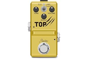 CNANRNANC Compact Clean Boost Pedal for Guitar ROWIN Nano Series Vintage Style(B)