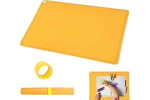 DHISPERARES Tapetes de Silicona 60x40 cm, Tapete Silicona para Resina Epoxi, Silicone Painting Mat, Antiadherente Tapete para Manualidades, Estera para Manualidades, Pintura y Bricolaje