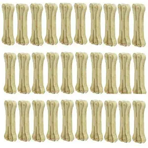 Dog Chew Bone Rawhide Pressed Bone 1 kg (3 inches)