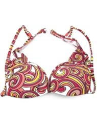 Speedo- Sujetador de biquini con estampado de espirales para mujer