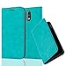 Price comparison product image Cadorabo - Book Style Wallet with Stand Function for Motorola MOTO G4 (Not for G4 Play) with Card Slot and invisible Magnetic Closure - Etui Case Cover Protection in PETROL-TURQUOISE