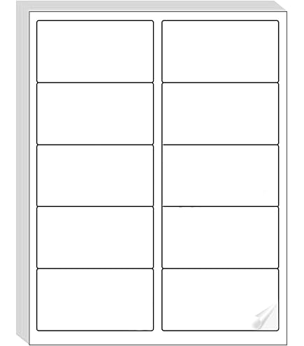 Printation CD Stickers/Labels, 50 Blank CD Labels, 2 Labels Per Sheet A4, 25 Sheets - Full Face - View #5