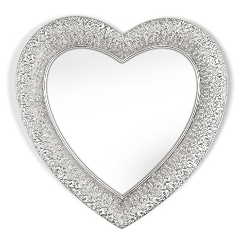Innova Editions Marrakesch Herz – Silber (54 x 55 cm), weiß