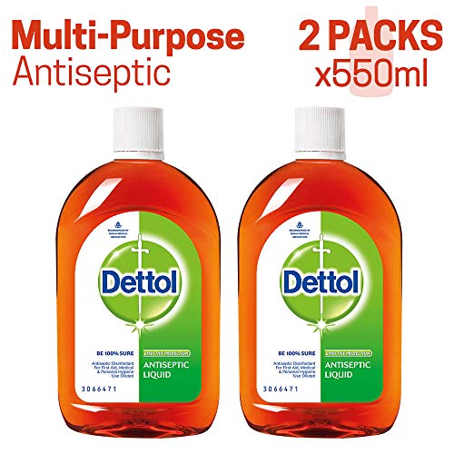 Dettol Antiseptic Liquid - 550 ml (Pack of 2) RS.271.00