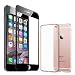 Produktbild iPhone 7 Plus Panzerglas Schutzfolie Full Screen 3D Touch Echtglas 9H Displayschutzglas + Hülle Schutzhülle transparent für iPhone 7 Plus (5,5 Zoll, Schwarz)