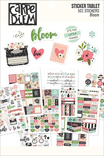 Simple Stories Bloom Sticker Tablet, Carta, Multicolore, 21 x 14 x 0.4 cm