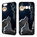 Produktbild Hülle Tiere iPhone Apple Hardcase Tiger Wolf Löwe Elephant Pferde Papagei Pferd, Handymodell:Apple iPhone 8 Plus, Hüllendesign:Design 1 | Hardcase Schwarz