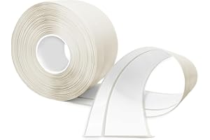 TAOYIO Plinthe Souple Autoadhésive,6M PVC Plinthe Adhesive50x20mm, Plinthe Cuisine Corniere PVC Autocollante pour Cuisine et salle de bain 5x2 Beige