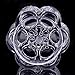 JACKY Clear Acrylic Shaped Cosmetic Lipstick Brush Holder Makeup Case
