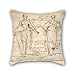 Produktbild Loveloveu The Oil Painting Pietro Testa - The Allegorical Figures Of Reason And Wisdom Pillow case/Kissenbezüge Of ,18 X 18 Inches / 45 By 45 Cm Decoration,gift For Family,bedding,office,play Room,bench,kitchen
