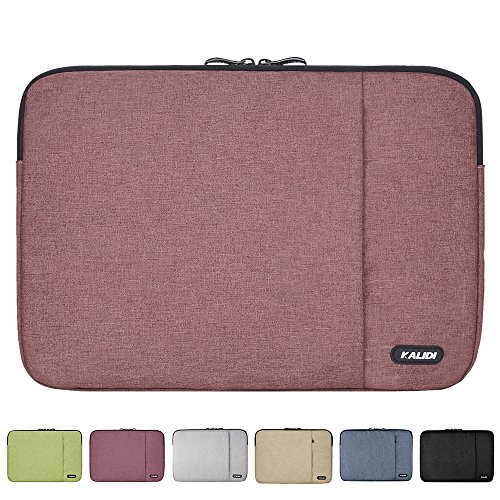 KALIDI 15 15.6 Zoll Laptop Sleeve Tasche Schutz Hülle Wasserdicht/Stoßgesichert/Anti-Kratzern für ThinkPad S5 Yoga,Dell Xps 15 zoll,samsung 910 S5J Serie ?Weinrot? - 4
