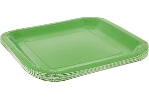 UNIQUE INDUSTRIES Talerz papierowy, 22,2 cm, kwadratowy, 14 sztuk