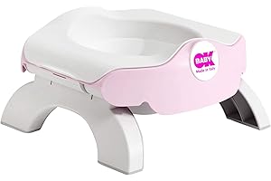 OKBABY Roady - Pot de Voyage Pliant pour Enfants, Devient un Réducteur de Toilette - Rose N39055435X