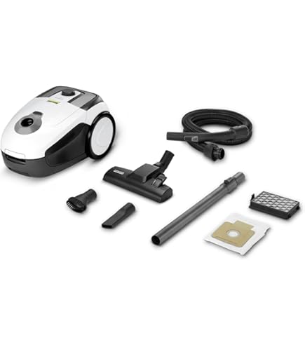 MisterVac 10 Sacchetti + 2 Filtri Per Aspirapolvere Compatibili Kärcher VC2, VC2 Premium (1.198-105.0)