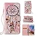 Produktbild Fanryn Samsung Galaxy S6 Wallet Tasche Brieftasche Schutzhülle ,Gemaltes Muster Design Hochwertige PU Leder Folio Tasche Case Hülle im Bookstyle mit Standfunktion Kredit Kartenfächer (Windspiele 2)