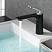 Produktbild Homelody Schwarz Wasserhahn Badarmatur Waschbeckenarmatur Armatur Bad Mischbatterie Waschtischmischer Einhebelmischer Waschtischarmatur