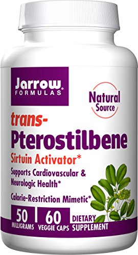 Jarrow Formulas Trans-Pterostilbene, 50Mg - 60 Vcaps 60 unidades 30 g