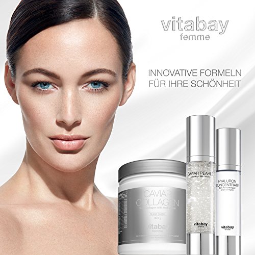 Caviar Pearls – 3-Fach Hyaluronsäure-Konzentrat Gel 50 ml, Liquid Lift Skin Serum – mit noch höherer Super-Konzentration von 20% - 2