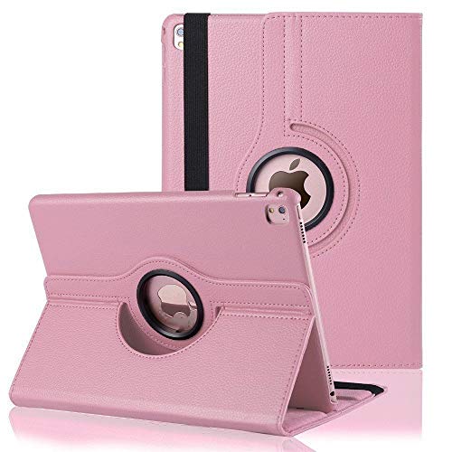 VinMas - Funda de Piel para iPad Pro de 12,9 Pulgadas, función Atril giratoria de 360 Grados, para Apple iPad Pro de 12,9 Pulgadas 2018