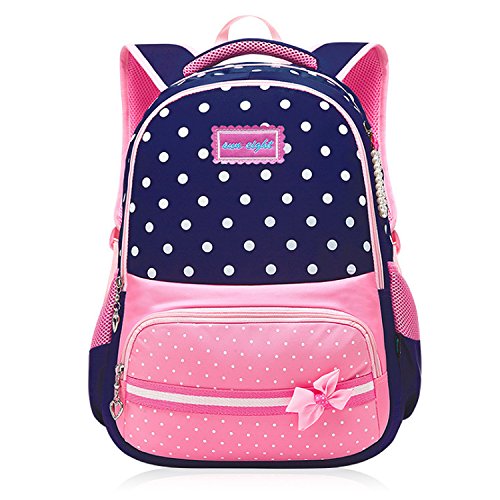 Preisvergleich Produktbild Kinder Rucksack IBFUN Cute Nylon Wasserdichte Große Kapazität Schultasche Reiserucksack für Mädchen