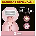 WILKINSON SWORD - Intuition Complete For Women | Skin Protect Gel with Smooth Glide | Pack of 3 Razor Blade Refills