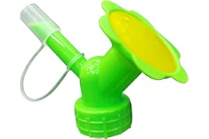 SHUAIGUO Arroseur de bouchon de bouteille 2 en 1 bec d'arrosage de bouteille à double tête Buse d'arrosage de bouteille à double extrémité Bonsaï arrosoir buse pour semis d'intérieur outil de jardinag