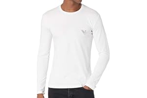 Emporio Armani Maglietta Uomo 111023 0A526, T-Shirt Manica Lunga, Girocollo