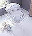 Izziwotnot Humphrey's Corner Sketchbook Baby Boy Wicker Moses Basket (White)