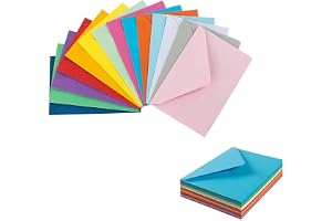 60-pack minifärgade kuvert, 11,5 x 8,2 cm små kuvert för presentkort och etiketter, Thanksgiving-myntpengkuvert, bröllpspengkuvert – Lilla färgade kuvert för festfavorer