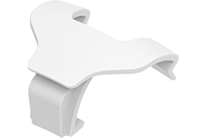 Wundermix - WunderClip® Supporto per coperchio Bimby (TM6, TM5) • Supporto per coperchio della ciotola • Si fissa al manico del Bimby • Supporto Bianco