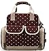 Produktbild wickeltasche Mama Tasche Multifunktional Canvas wickelrucksack Leinwand Große Kapazität babytasche Pflegetasche Rucksack Muttertasche Mumie Handtasche Braun