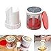 Produktbild lzndeal Edelstahl-Plastikschokoladen-Buttermühle-Schneider Käsereibe/Parmesanreibe/Trommelreibe/Käsetrommelreibe/Käsemühle/Käsehobel