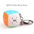 GZSF Qiyi Cube Keychain 3x3 Speed Cube Key buckle Mini Pocket Cube Key Ring Puzzle Toys 30mm