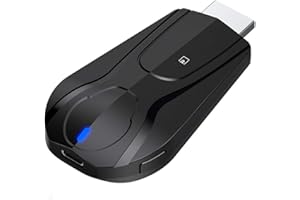 GNNMOY Dongle Display Wireless 5G/2.4G, 4K WiFi Portatile Display Ricevitore 1080P HDMI Screen Mirroring Compatibile con Telefono-TV Proiettore Supporto Miracast Airplay DLNA (Type1)