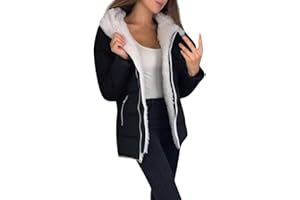 riou Mujer Sudadera Liquidación Venta Moda Invierno Espesar Abrigos Manga Larga Chaqueta Caliente Prendas de Vestir Suelta Tallas Grandes Jersey Ofertas