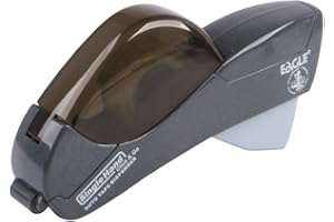 Eagle - Dispenser automatico a nastro e pistola a nastro, 12 mm e 19 mm, ideale per nastrare regali, pacchetti, album di ritagli e buste (grigio)