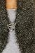 (7456-5) Evening Soft Hair Knit Bolero Brooch Pin Front Green (SM)