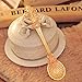 Produktbild Spritech(TM) Fashion European American Style Vintage Golden Dovetail Shape Coffee Spoon Teaspoon Ice-cream Spoon by Spritech