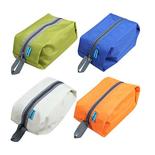 Set 2 wasserdichte Schuhhülle Taschen oder Reise Organizer-Tasche. Ideal für Reisen. Zufällige Farben.